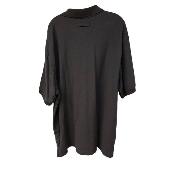 Duluth Trading Co Cotton Shirt Men's 2XL Polo Longtail Outdoor Black - Picture 4 of 5